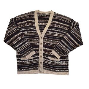 T&T Company Fall Patterned Cardigan